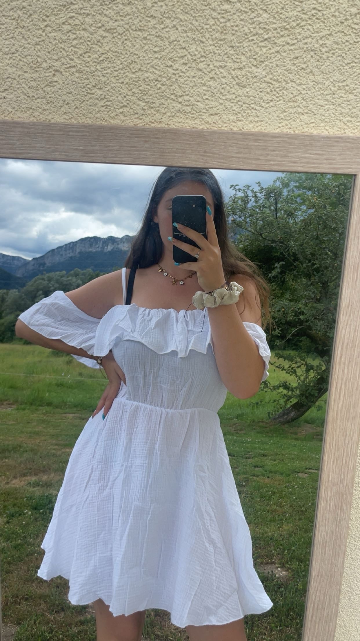 Robe gaz de coton
