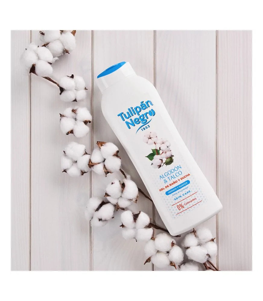 Gel, douche, coton et talque
